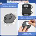 Cute Cover for Powerbeats Fit Case 2025, 3D Cartoon Funny Design | Shock Resistant | Full Protection Soft Silicone Case Compatible with Beats Powerbeats Fit Earbuds Accessories with Keychain, Black