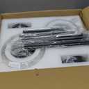 2 Pack Pendant Lights Kitchen Island, Modern Black Pendant Light Fixtures with 8.5" Clear Glass Shade, Industrial Hanging Pendant Lights Fixture for Kitchen Island Dining Room Bedroom Hallway Entryway