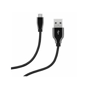 ZGEAR 4' MICRO USB DATA CABLE BK EA