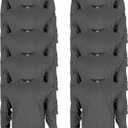Gildan Adult Ultra Cotton Long Sleeve T-Shirt, Style G2400, Multipack (X-Large, Charcoal (10-pack)) XL