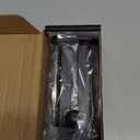 Soundbar Wall Mount,All Metal Sound Bar Mounts Under TV for Sonos,Samsung, Bose, Vizio, LG, Sony, JBL and More,Depth Adjustable 3.7-6.3, Hold up to 30 lbs,HD-118,2 Packs,Black