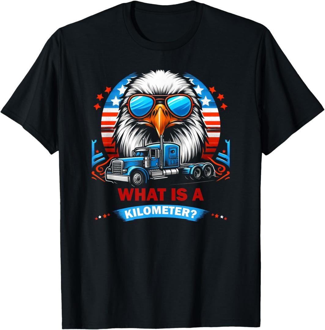 American Pride What is a Kilometer T-Shirt S