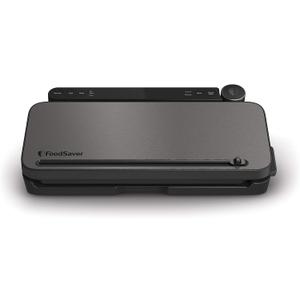 FoodSaver Vacuum Sealer Machine with 4 Settings Including Pulse and Marinate with Sealer Bags and Roll, Handheld Vaccum Sealer for Airtight Food Storage and Sous Vide, Black