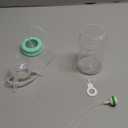 TidyFriend Anti-Colic Baby Bottle for Breastfeeding Babies 8oz, 2 Pack Baby Bottle with Straw for Convenient Feeding (Green)