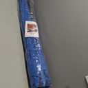 MEWAY 9ft Patio Umbrella Outdoor Table Umbrellas with Push Button Tilt and Crank, Market Umbrella 8 Sturdy Ribs for Deck, Garden, Pool and Backyard, Blue