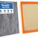 Engine+Cabin Air Filters Fit for 2013-2018 Toyota AvalonLexus ES350 3.5L, 2012-2017 Camry 3.5L, 2014-2019 Highlander 2.7L & 3.5L Engine Air Filter Replace Accessories CA10755 CF10285
