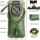 Hydration Bladder, 1.5-2-3L Water Bladder for Hiking Backpack, BPA-Free Leak Proof Water Reservoir Storage Bag, Water Pouch Hydration Pack for Camping Cycling Running