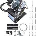 ACAR-B7D Right Hand Drive Dual Control Pedal Passenger Side Universal Gas and Brake Pedal for Driver Education Training Vehicles, New Driver,Postal Carrier, Instructors