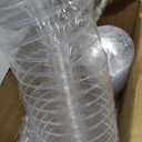 Prestee 100 Pack Clear Plastic Champagne Flutes - 4.5 oz Durable Disposable Champagne Glasses for Parties, Weddings, Toasting and Large Celebrations - Elegant Wine Glasses Stemware for Easy Cleanup