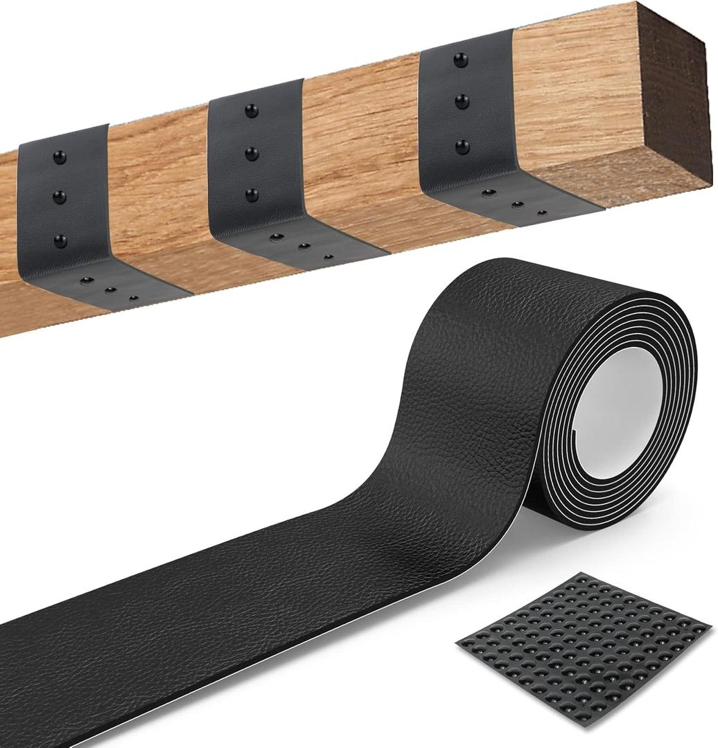Air Jade Faux Wood Beam Strap, 5ft Decorative Ceiling Beam Straps, Flexible Self-Adhesive Gap Hiding Strap, Architectural Products for Faux Wood Beams, Ceiling Beam and Cabin Shutters