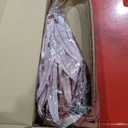 Ling's moment Artificial Plants Salix Leaves Branches,4Pcs 17.5" Tall Red Fake Willow Greenery Filler Decor w/Stems, Lifelike Texture Plant Decor for Wedding Bouquets/Table Centerpieces, Room/Office