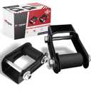 2pcs Rear Leaf Spring Shackle Kit (Left Driver & Right Passenger Side) for 1994-2004 S10 GMC Sonoma,1995-2005 Blazer,96-20 Isuzu Hombre, Jimmy Oldsmobile Bravada 1994-2001 Replaces 15665302 722-028