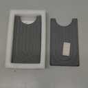 Diatomite Kitchen Faucet Mat - 14Inch Water Absorbing Stone Tray for Sink, Stone Fast-Drying Faucet Mat for Kitchen Counter Sink Accessories (Dark Grey, 14'' x 3.9'')