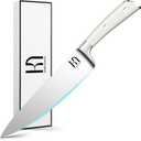 Japanese Chef Knife 8 Inch Professional for Kitchen, High Carbon Stainless Steel Chopping Knife for Vegetable, Razor Sharp Cooking Knife for Meat Cutting with Full-tang Handle