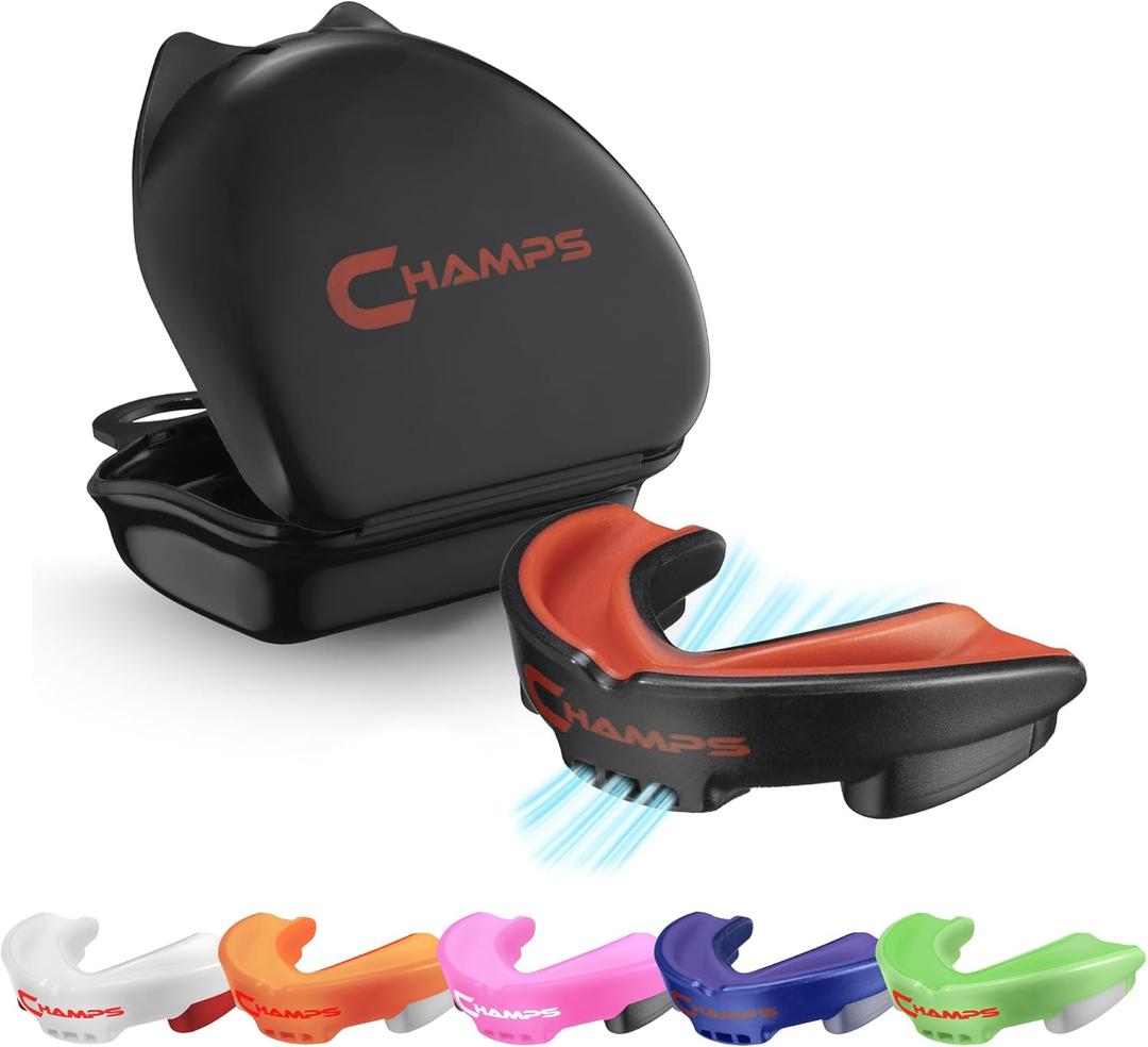 Breathable Mouthguard for Boxing, Jiu Jitsu, MMA, Muay Thai, Sports, and Wrestling. Easy Fit Boxing Mouthguard Super Tough MMA Mouthguard. Combat Sports Mouthpiece (Ages 10 and Above, Black)