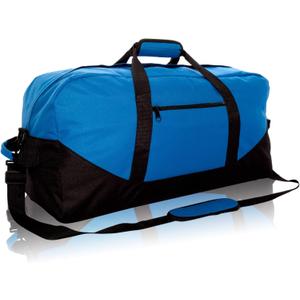 DALIX Big Adventure Large Gym Sports Duffle Bag in Royal Blue-25 inches x 12 inches x 12 inches