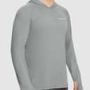 baleaf Men's Sun Protection Hoodie Shirt UPF 50+ Long Sleeve UV SPF T-Shirts Rash Guard Fishing Swimming Lightweight,medium