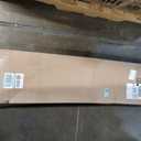 Frameless Shower Door Bottom Seal Shower Sweep with Drip Rail for 1/4" Glass,36" Long, Vinyl, Clear
