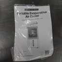 Portable Windowless Air Conditioners, 3-IN-1 Swamp Cooler, Evaporative Air Cooler, 6 Speeds & 3 Modes, 3-Gal Water Tank for Cooling, 20 FT/S Remote Control, Portable Air Cooler for Indoors