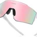 Sports Polarized Sunglasses for Men and Women, Youth Kids Baseball Softball Sunglasses for Cycling, Running (C43)