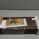 BAYKA Floating Shelves Bathroom for Wall  Shelf Over Toilet Farmhouse Rustic Wood for Bedroom, Kitchen, or Living Room Decor Organization Display Shelving  Rustic Brown, Set of 3 (15.7inches)