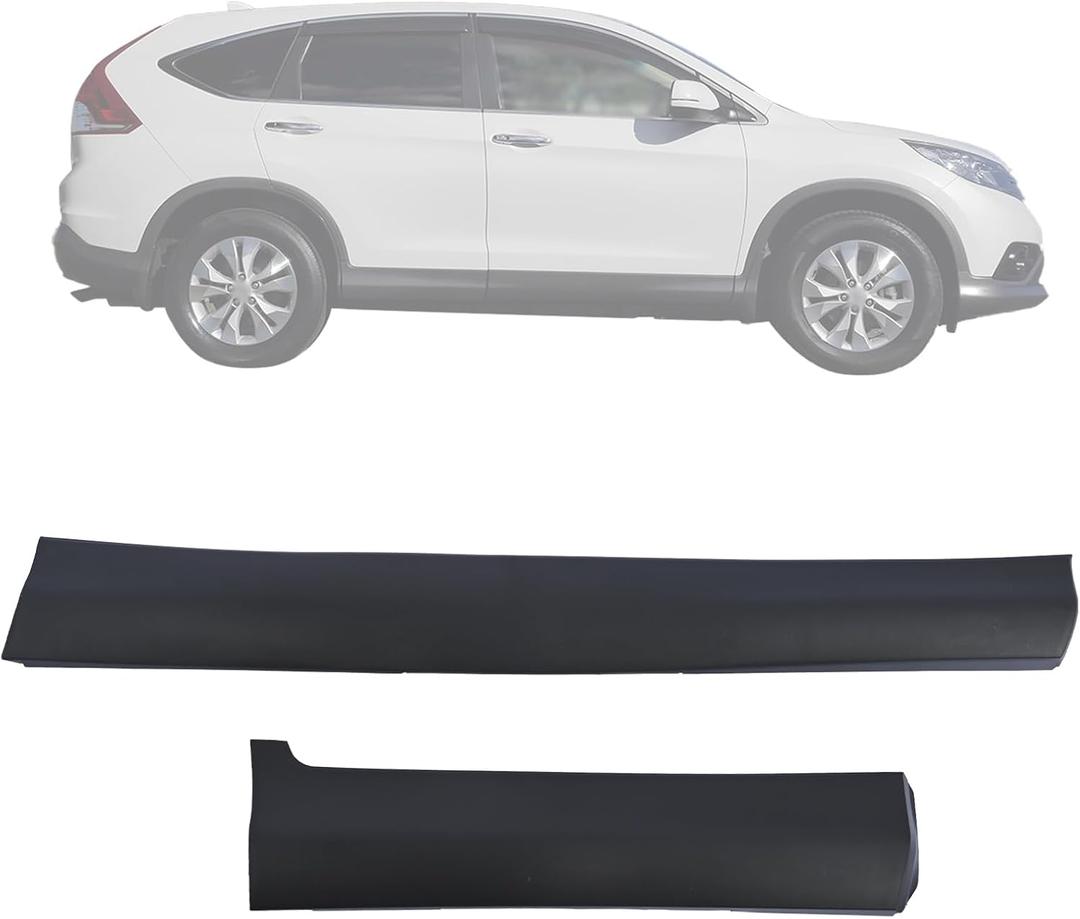 Front&Rear Door Lower Molding Passenger Side Compatible with Honda CR-V 2.4L l4 2012 2013 2014 2015 2016 Replace 75312-T0A-A01 75313-T0A-A01 Door Garnish Panel