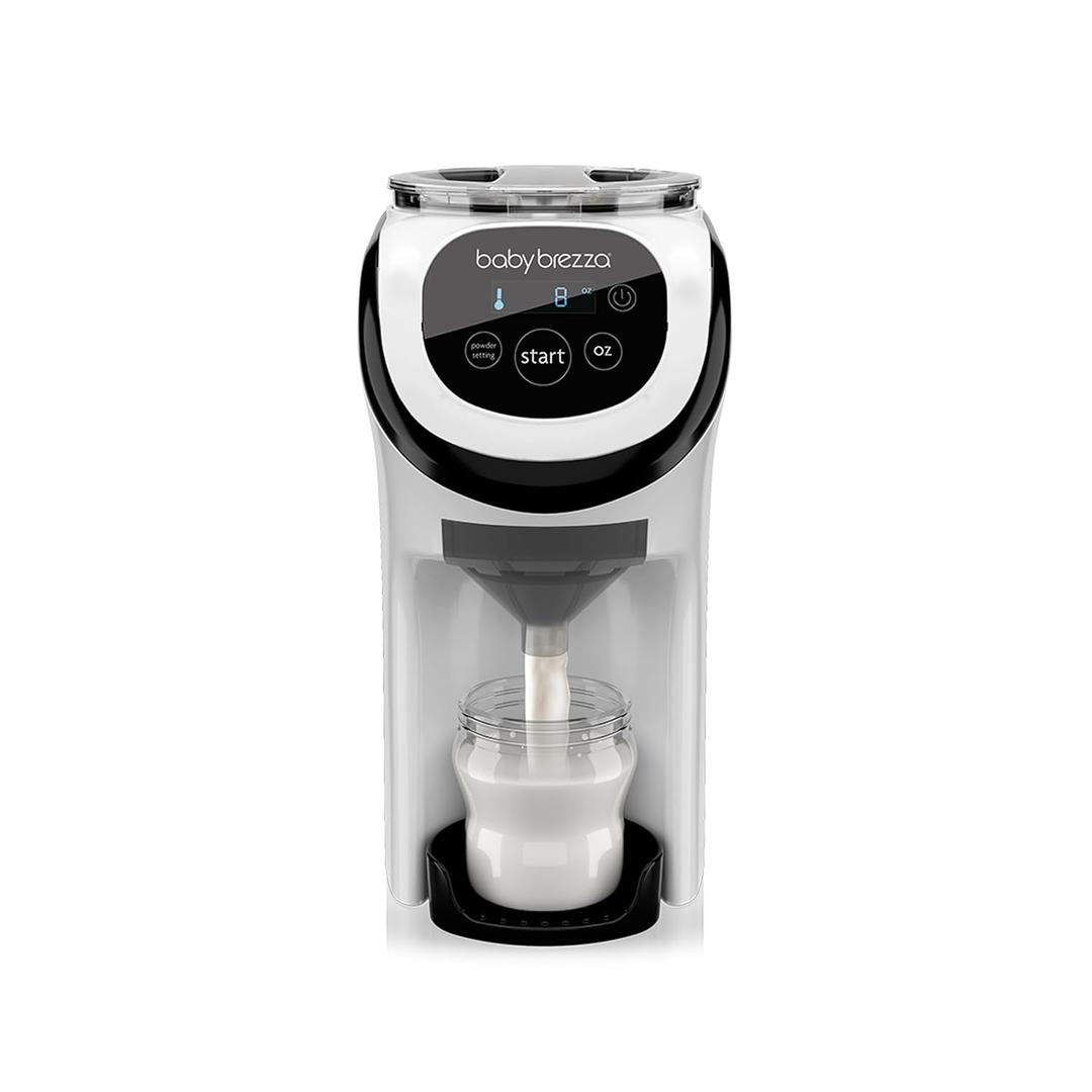 Baby Brezza Formula Pro Mini Baby Formula Mixer Machine Fits Small Spaces and is Portable for Travel Bottle Makers Makes The Perfect Bottle for Your Infant On The Go, White