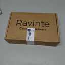 Ravinte 20 Pack 1-1/4 Inch Kitchen Cabinet Knobs Matte Black Zinc Pulls Door Handles for Dresser Drawers