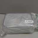 Batter Bowl, Breader Bowl with Tongs and Removable Stainless Steel Tray - No Mess Breading and Storage Container for Chicken, Fish, Pork, Salad, Kitchen Meal Prep