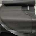 Salon Mat for for Hairstylist 3'x5' Barber Shop Anti-Fatigue Salon Standing Chair Mat - Black Semi Circle 1/2" Thick Comfort Salon Mat, Hair Cutting Hairdressing Equipment