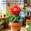 MOONSOUND Self Watering Globes for Plants - 10pcs Automatic Watering Bulbs for Indoor & Outdoor Potted Plants, Vacation Plant Care, Water Conservation Device