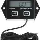Tachometer,Car Accessories Small Engine Tachometer,Waterproof Inductive Tacho Gauge,Automotive Tachometers,Suitable for Most Tractor Generator Motorcycle Chainsaw Marine ATV Motorcycle UTV