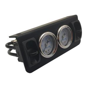 NYSUS Dual Air Gauge Controller Panel Paddle Valve Gauge with Paddle Switch for Air Suspension Kit Controller (Paddle Valve)