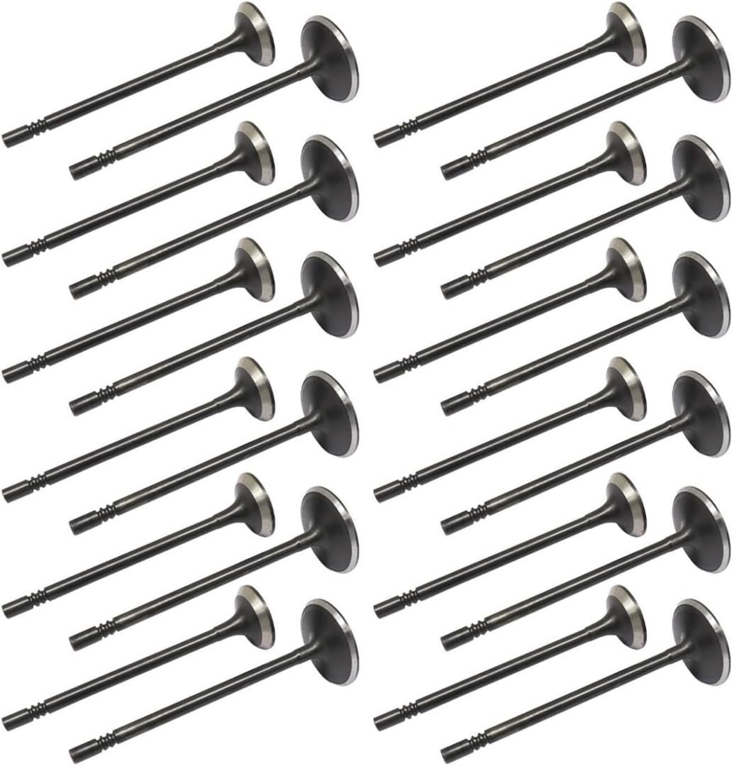 NLQR Intake Exhaust Valves Kit, Fit for Chrysler, Fit for Dodge Grand Caravan, Fit for Jeep 3.6L 2011-2019, Replace 5184127AC 5184128AE V3263 V3264