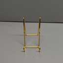 Kenning 12 Pieces Gold Plate Holder Easel Display Stand Metal Book Display Stand Tabletop Picture Frame Holder Photo Square Iron Easel Decorative for Kitchen Office Room Tabletop(3 Sizes)