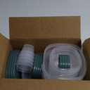 Rubbermaid Easy Find Lids Food Storage Containers, Blue Spruce, 26 Piece Set