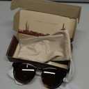 WearMe Pro Round Polarized Sunglasses for Women - Retro Classic UV400 Protection for Driving & Everyday Wear