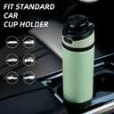 BJPKPK 17oz Insulated Water Bottle with 2-1 Straw Spout Lid, Stainless Steel Metal Water Bottles with Carry Handle, BPA Free, Leak-Proof, Fits in Car Cup Holder, Thermo for Sports,Macaron Green