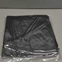 BYDOLL Table Cloth 60 Inch Round Tablecloth Fits Max50 Inch Diameter Table Top,Black Polyester Washable Wrinkle-Free Spillproof Tablecloth for Party Patio Cover