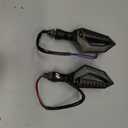 evomosa Universal 10mm Motorcycle 12 LED Turn Signal Lights Blinker Front Rear Lights Indicator