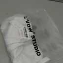 L'VOW Studio Extra Large Apron for Men Adjustable Bib Aprons with 2 Pockets Cooking Kitchen Women Chef Water & Oil Resistant (1 Pack, White)