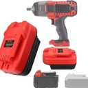 for Milwaukee to for Bauer Battery Adapter, Convert for Bauer 20V MAX Cordless Tools