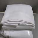 NICETOWN 100% Blackout Window Curtains, Cold and Full Light Blocking Drapes with Black Liner for Nursery, 84 Inches Thermal Insulated Draperies for Living Room (Pure White, 2 Pieces, 70 inches Wide)