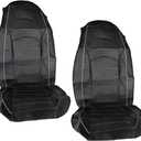 PU Leather Car Interior Front Seat Full Covers Cushions Protectors Universal