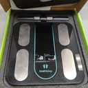 Healthkeep Scale for Body Weight Digital Bathroom Scale with 8 Electrodes, 21 Body Datas Dual Frequency BIA Measurement Smart Weight Scale Compatible with iOS & Android, Max 400lb/180kg/28st (Black)