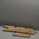 SwallowLiving 57in Blanket Ladder, Solid Wood Towel Ladder, Rustic Decorative Ladder for Blankets, Farmhouse Wooden Quilt Rack for Living Room & Bathroom