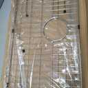 Stainless Steel Sink Grid and Protectors for Bottom of Kitchen Sink, 26" x 14" with Rear Drain for Single Sink Bowl (26" X 14 1/16")