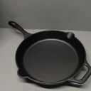 Victoria 12-Inch Cast Iron Skillet, Pre-Seasoned Cast-Iron Frying Pan with Long Handle, Made in Colombia