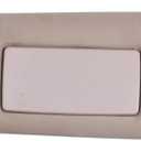 Sun Visor Beige Left Driver Side LH with Light Compatible with Cadillac Escalade Avalanche Suburban 1500 Tahoe Sierra Yukon for 15213271, 15824912, 15839410, 15882941, 15949716