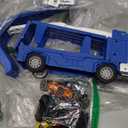 Truck Toys for Kids, Transport Vehicle with 12 Die-Cast Car, Double Race Car Track Cars Ramp Toy, Carrier Truck for Toddler 3-5, Christmas Birthday Gift for 3 4 5 6 7 8 Years Old Boys Girls